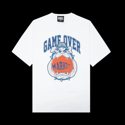 Market Game Over T-Shirt 'White'