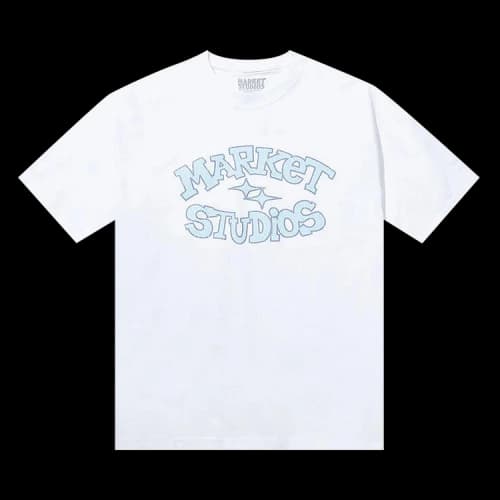 Market Smiley Old School T-Shirt 'White'
