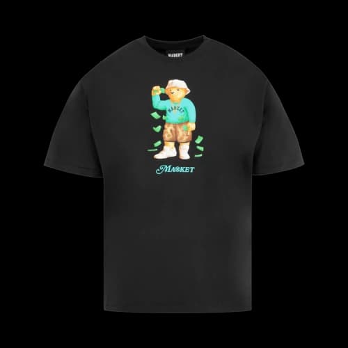 Market Making It Rain Bear T-Shirt 'Jet Black'