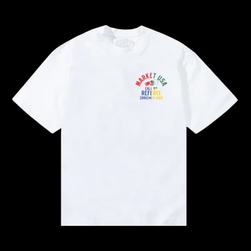 Market Smiley Foul Play Tee 'White'