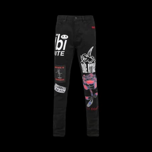 Ksubi x Kustom Van Winkle Rose Jean 'Black'