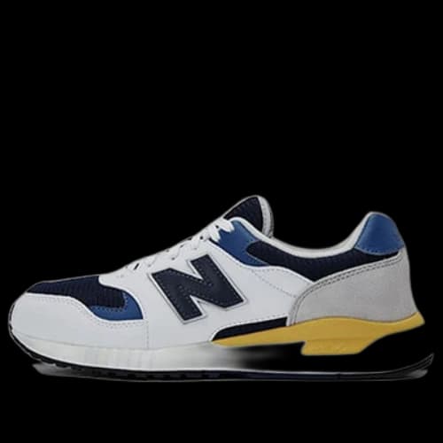 New Balance 574 White/Yellow/Blue