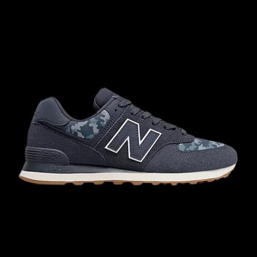 New Balance 574 Navy Camo Gum