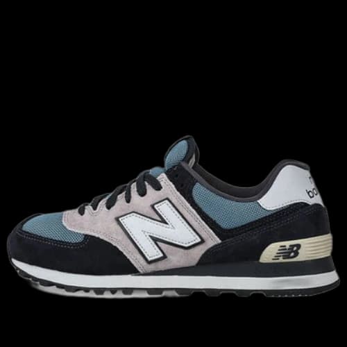 New Balance 574 Black/Pink/Blue