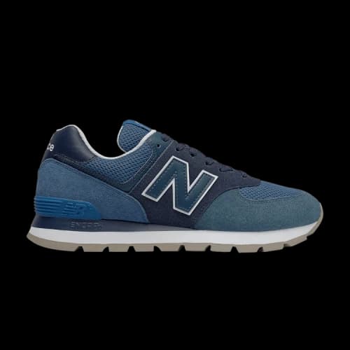 New Balance 574 2E Wide 'Natural Indigo Laser Blue'
