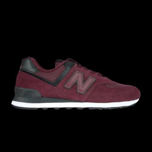 New Balance 574 Burgundy Black