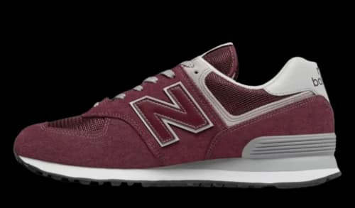 New Balance 574 Burgundy