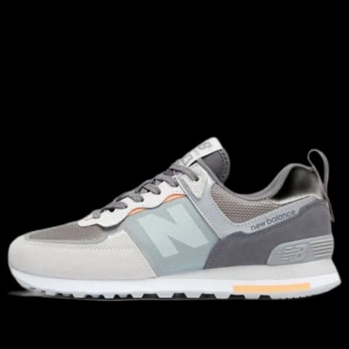 New Balance 574 Shoes Grey/Blue/Orange