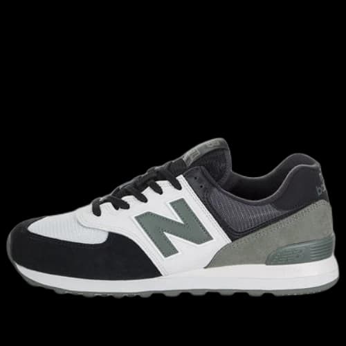 New Balance 574 Series Low-Top Black/White/Grey