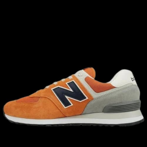 New Balance 574 'Orange Gray Navy Blue'