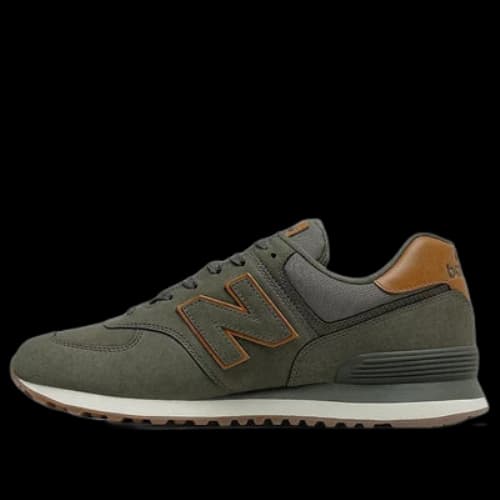 New Balance 574 Series Wear-resistant Non-Slip Retro Green