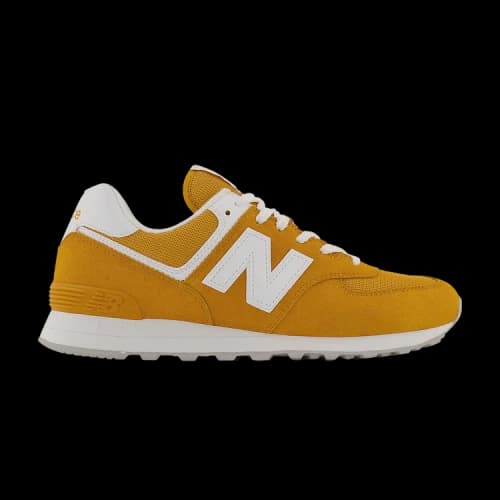 New Balance 574 Yellow White