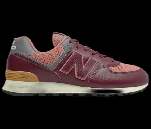 New Balance 574 Burgundy Grey
