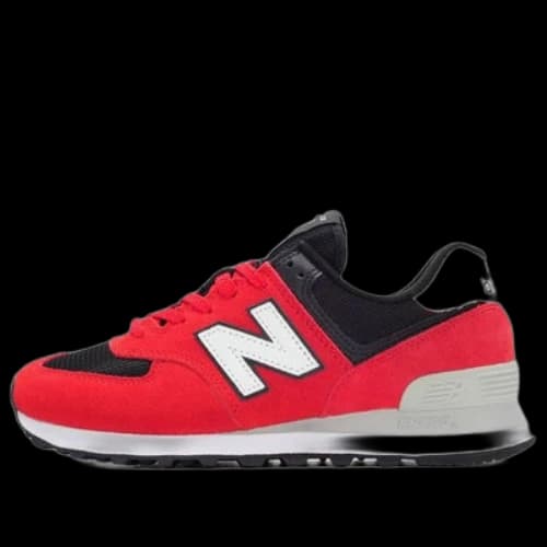 New Balance 574 Series Black/Red/White