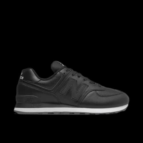 New Balance 574 Black Leather