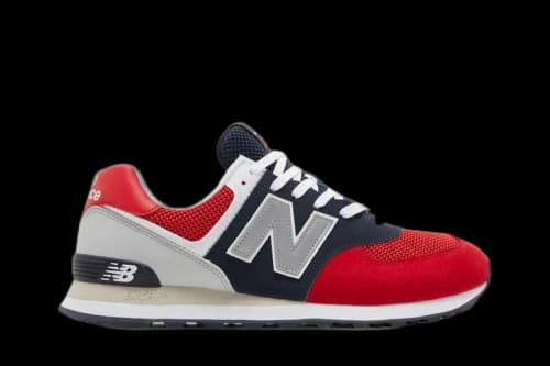 New Balance 574 Pebbled Sport 'Team Red'