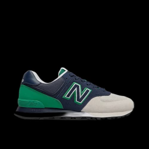 New Balance 574 Navy Sail Green