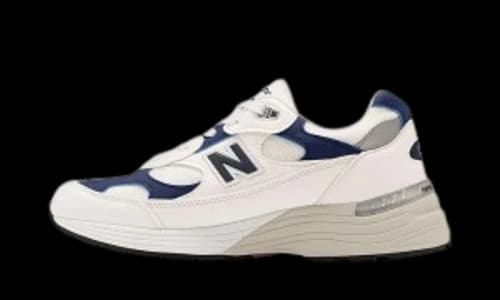 New Balance 992 White Navy
