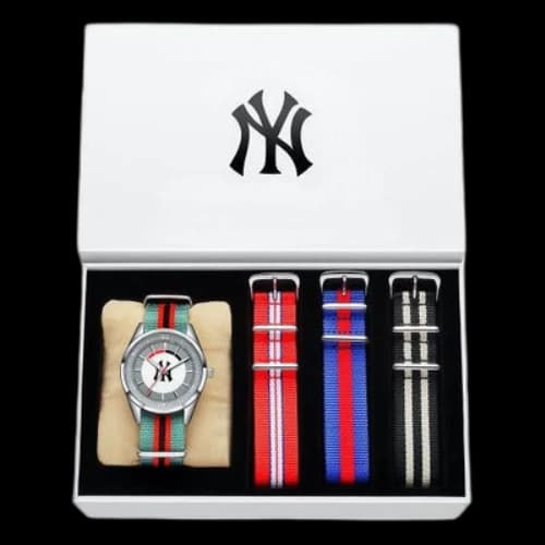 MLB waterproof Watch DIY Suit Student quartz Gray White Unisex