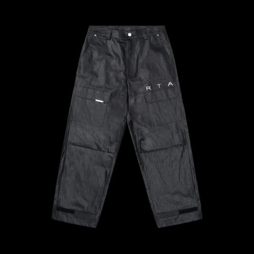 RtA Wylie Cargo Pant 'Shiny Black'