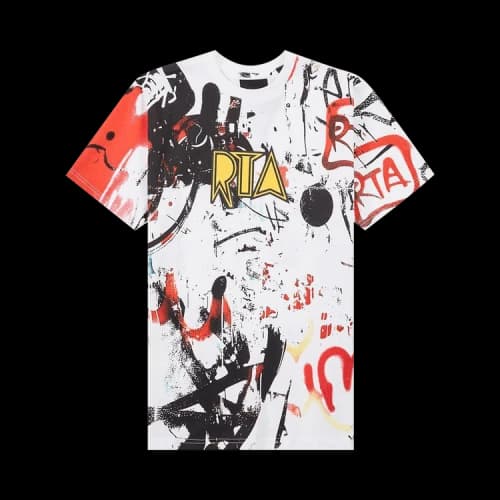 RtA Liam Graffiti Tee 'White'