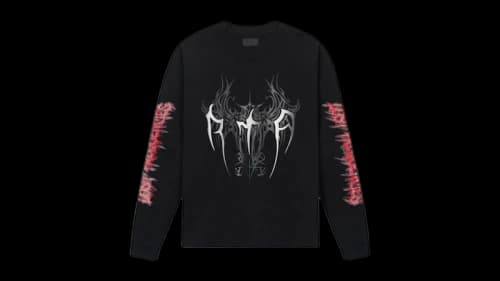 RtA Lawrence Black Cyber Sigilism L/S Tee Black