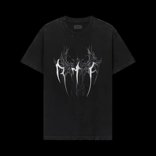 RtA Colin Black Cyber Sigilism T-shirt Black