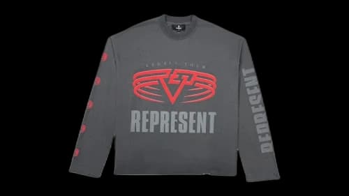 Represent MLM100365 Represent Living Legacy Tour L/S Tee Grey
