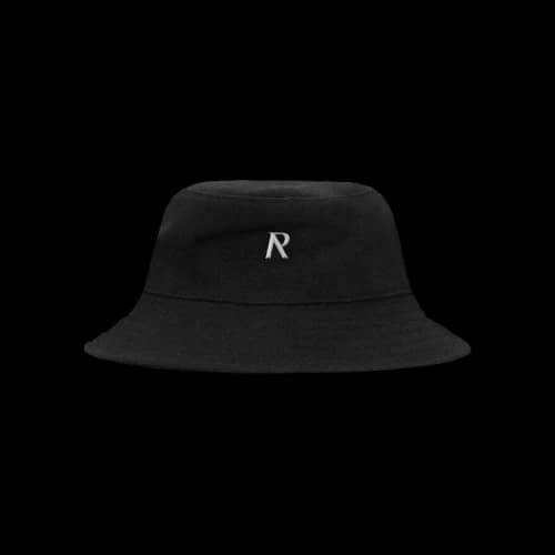 Represent Clo Initial Bucket Hat 'Jet Black'