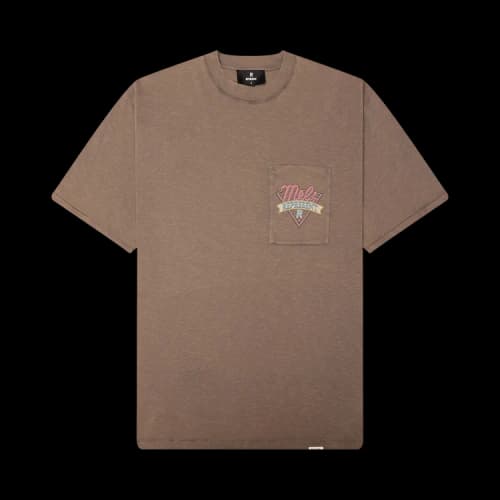 Represent Clo x Mel's Diner T-Shirt 'Dusty Brown'
