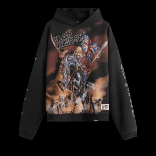 Represent Clo Iron Maiden X Steed Hoodie 'Black'