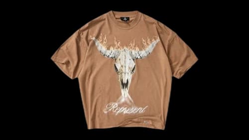 Represent Mlm100592-16 British Cowboys T-Shirt Brown