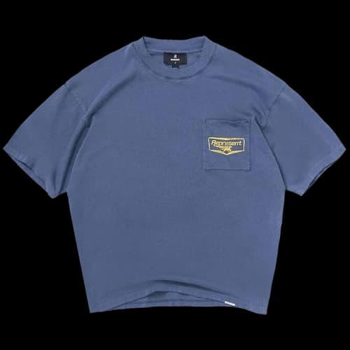 Represent Clo Nothing Faster T-Shirt 'Indigo'