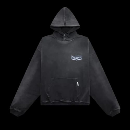 Represent Clo Nothing Faster Hoodie 'Stained Black'