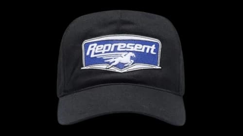 Represent Nothing Faster Applique Patch Cap Black