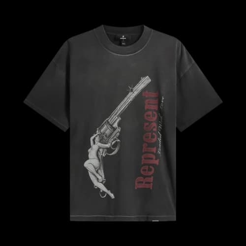 Represent Clo Loaded With Love T-Shirt 'Stained Black'