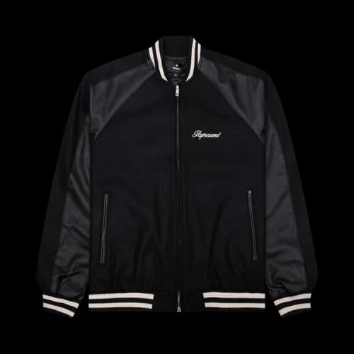 Represent Clo Raglan Varsity Jacket 'Black'