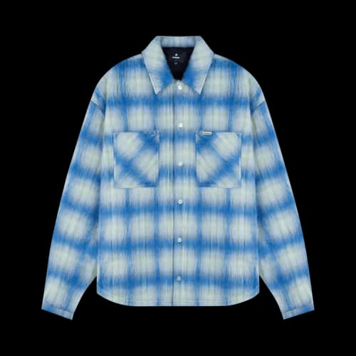 Represent Clo Textured Overshirt 'Electric Blue'