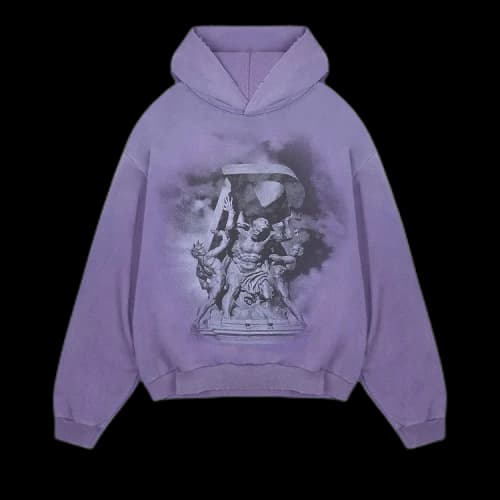 Represent Clo Atlas Hoodie 'Purple'