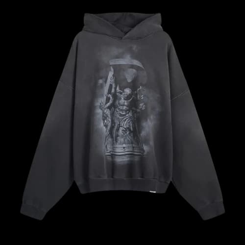 Represent Clo Atlas Hoodie 'Stained Black'