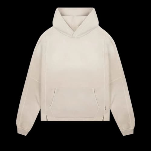 Represent Clo Step Hem Hoodie 'Oat'