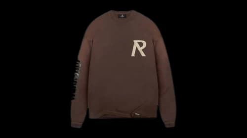 Represent Masking Tape Initial L/S Tee Cedar
