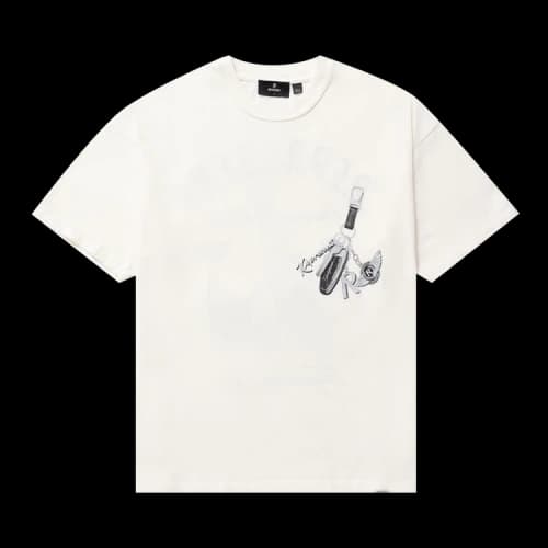 Represent Clo Keys To The Club T-Shirt 'Flat White'
