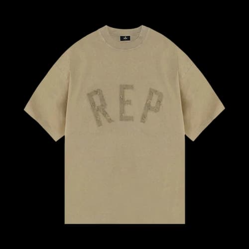 Represent Clo Rep Applique T-Shirt 'Fawn'