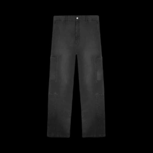 Represent Clo Season Cargo Pants 'Jet Black'