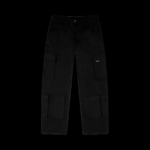 Represent Clo Baggy Cargo Pants 'Black'