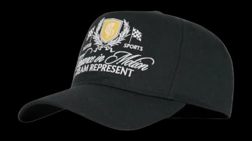 Represent Crest Cap Black