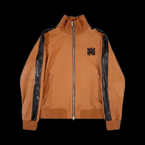 Amiri MA Zip Track Jacket 'Brown'