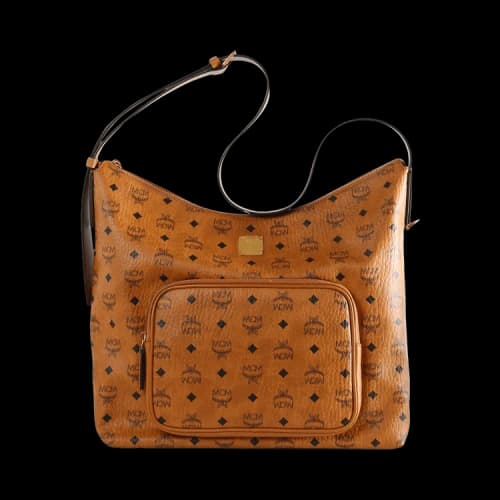 MCM Aren Vi Hobo XL Bag 'Cognac'