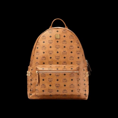 MCM Stark VI Medium Backpack 'Cognac'